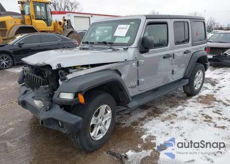 2020 Jeep Wrangler Unlimited Sport S 4X4 from USA, damaged, VIN 1C4HJXDG3LW187929